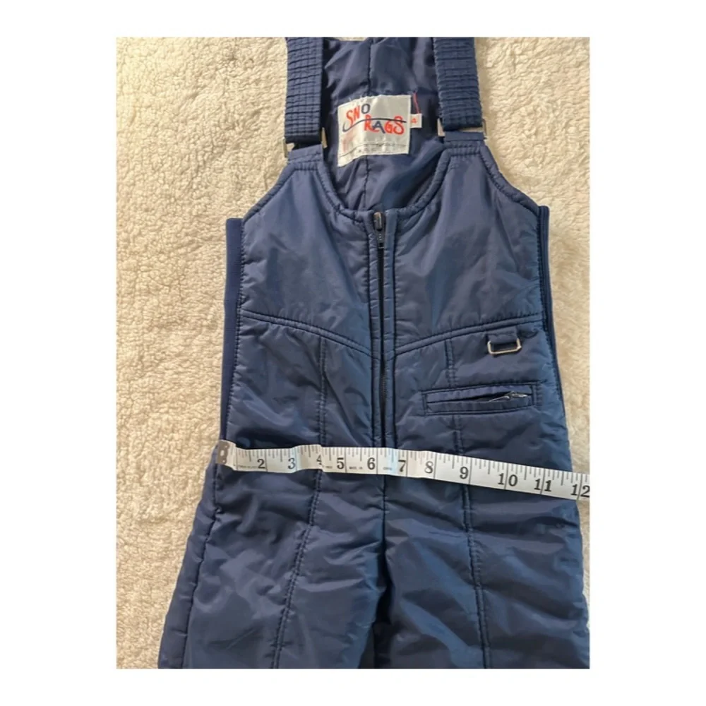 Sno Rags UNISEX Snow Bib Ski Pants Snowsuit Overalls Pants Size 4
